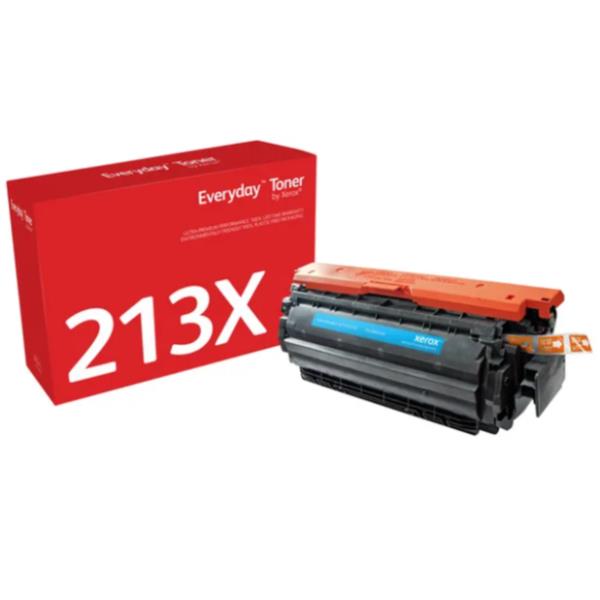 Toner Everyday™ di Ciano compatibile con HP 213X (W2131X), Alta capacità, 6000 pagine, Ciano