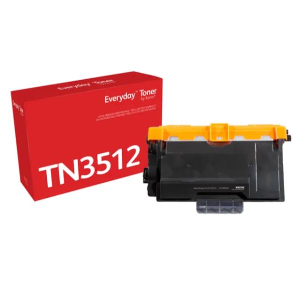 Toner Everyday™ di Nero compatibile con Brother TN3512, Altissima capacità, 12000 pagine, Nero