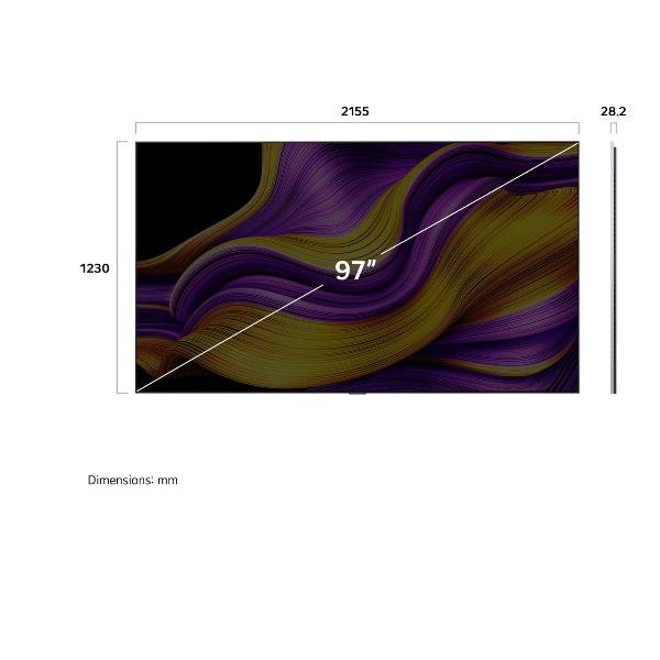 LG OLED evo AI OLED97G54LW, 2,46 m (97ʺ), …