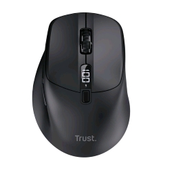 Trust Zevo, Mano destra, Ottico, RF senza fili + Bluetooth, 4000 DPI, Nero
