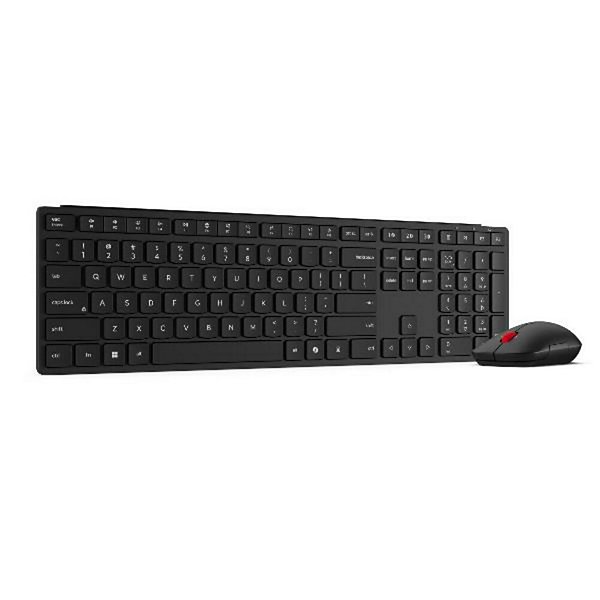 Lenovo 4X31S04830, Full-size (100%), Wireless, RF senza fili + Bluetooth, Nero, Mouse incluso