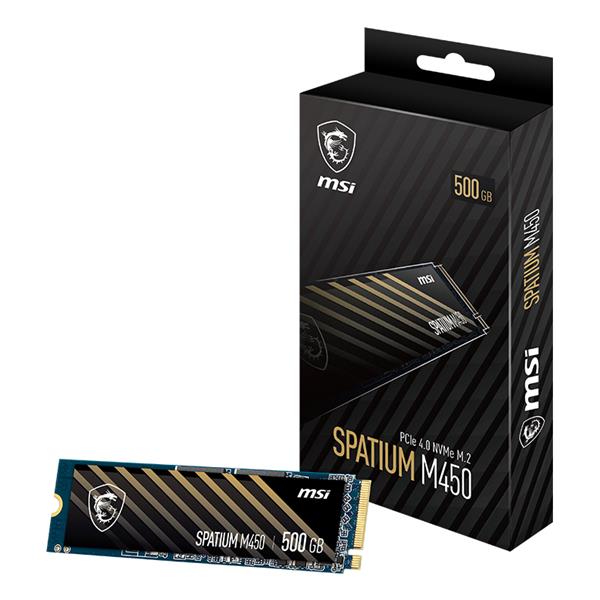 MSI Spatium M450 PCIe 4.0 NVMe M.2 500GB …