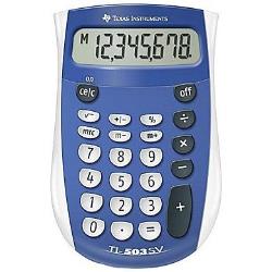 Calcolatrice tascabile LCD 8 cifre Texas Instruments TI503SV