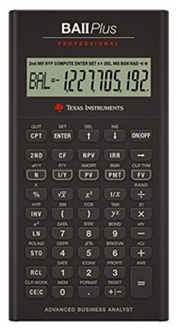 Calcolatrice finanziaria BA II Plus™ Professional di Texas Instruments