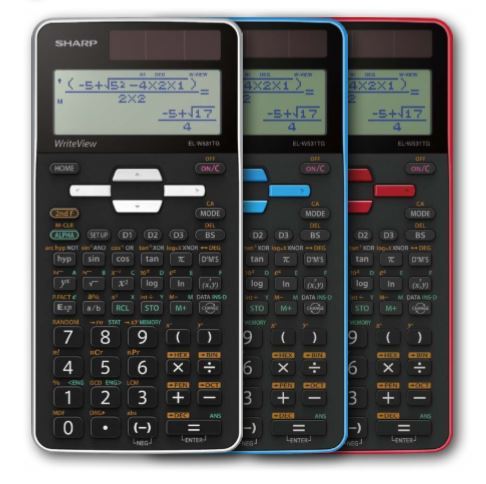 Sharp EL-W531TG, Calcolatrice scientifica, 16 cifre, Batteria/Solare, Nero, …