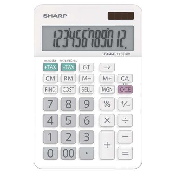 Calcolatrice desktop professionale Sharp SH-EL334W con display LCD …