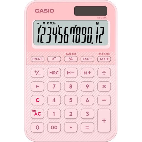 Calcolatrice da tavolo mini Casio MS-20YC-LP-W-EP con display …