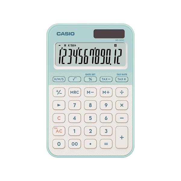 Calcolatrice da tavolo Casio MS-20YC-LG-W-EP