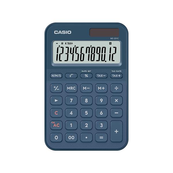Calcolatrice da tavolo Casio MS-20YC-NY-W-EP con display a …