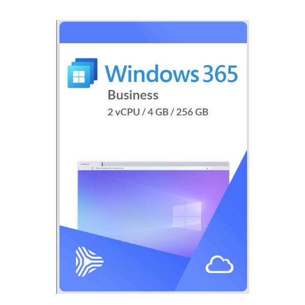Windows 365 Business 2 vCPU 4 GB 256 GB - Impegno annuale pagamento annuale