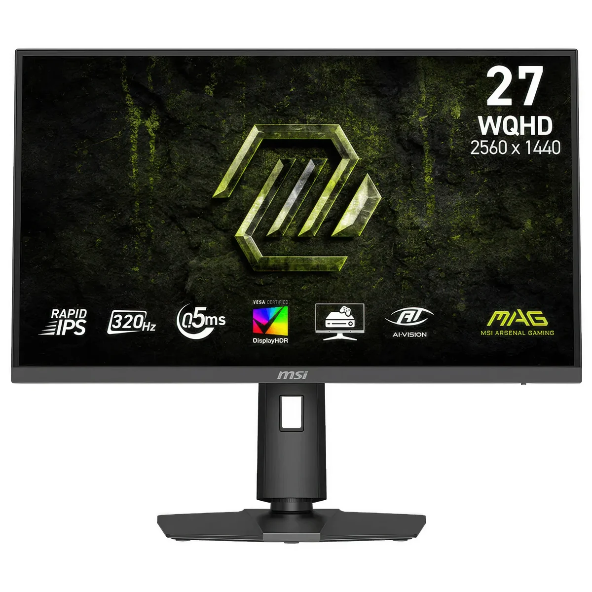 MSI MAG 274QPF X32 - Monitor 27" WQHD Rapid IPS 320Hz, HDR400, 0.5ms, HDMI 2.1, USB‑C