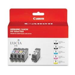Canon 5 Cartucce dʼinchiostro Multipack PGI-9 PBK/C/M/Y/GY, Resa …
