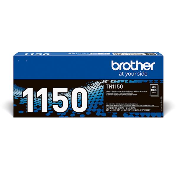Brother TN-1150 toner 1 pz Originale Nero, 1000 pagine, Nero, 1 pz