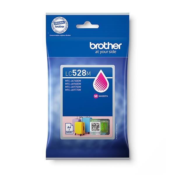 Brother LC528M, Magenta, 1 pz, 5000 pagine, Confezione singola