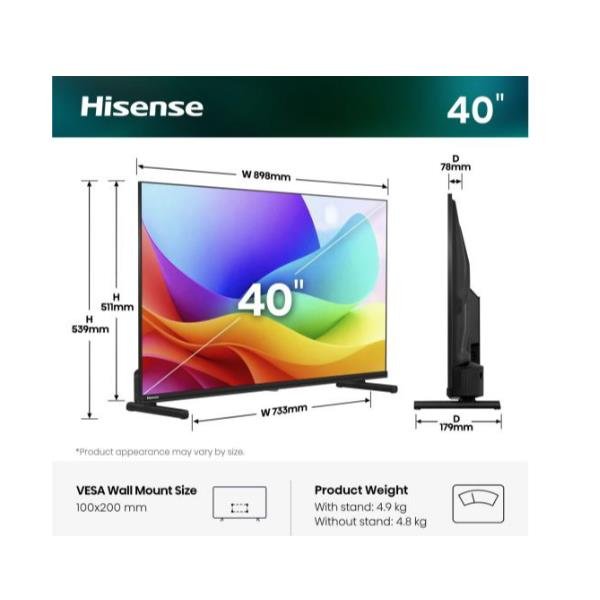 Hisense 40A59S 40" Full HD Smart TV con …