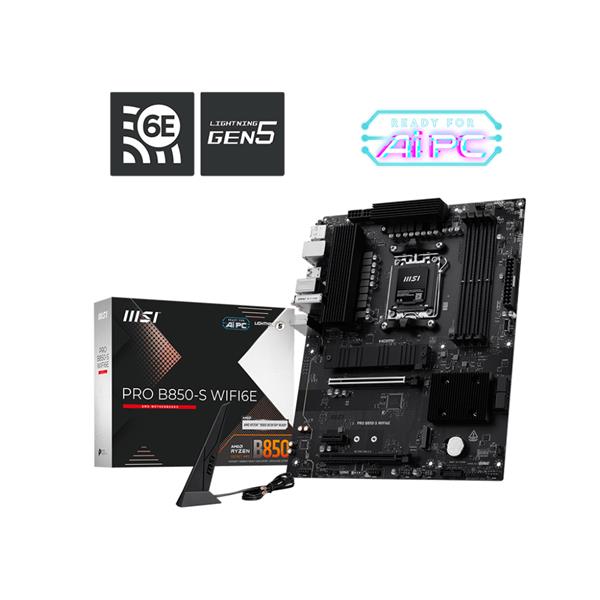 Scheda madre MSI PRO B850-S WIFI6E ATX AM5 …