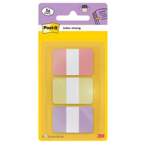 Segnapagina Post-it Index Strong - 686-3SUN - 25,4 …