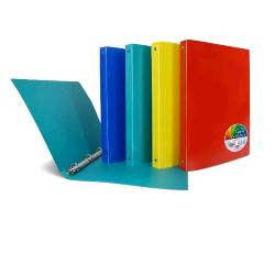 Raccoglitore Garda - 22 x 30 cm - 4 anelli tondi 16 mm - PP - colori assortiti - Plastibor