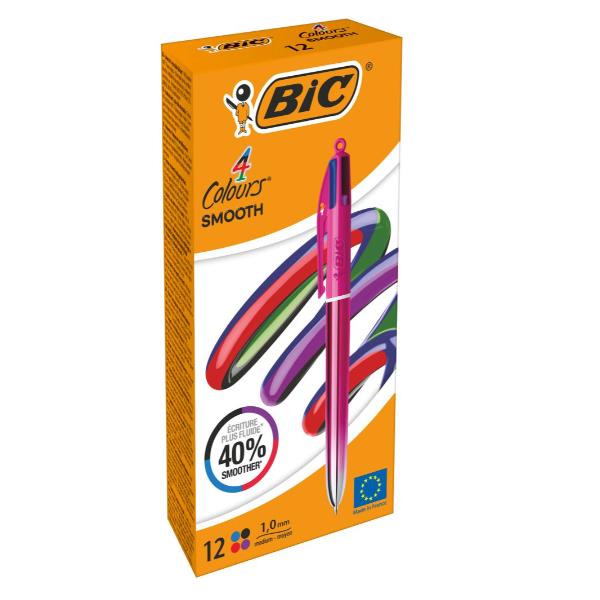 Penna sfera a scatto 4 Colori Smooth - …