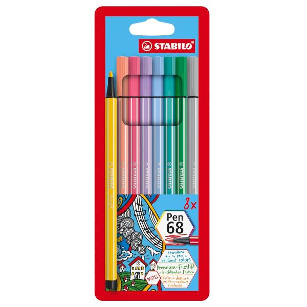 STABILO Pen 68 - Penna punta in fibra …