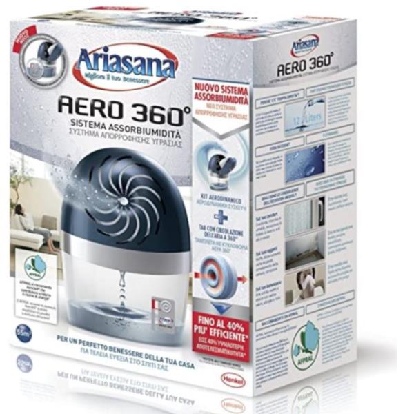 Assorbiumidità Ariasana Kit Aero 360° - ricaricabile Blu …