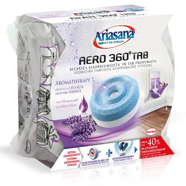 Profumatori e mangiaumidità Ariasana Aero 360° ricarica tab …