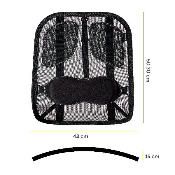 Supporto FELLOWES Professional Series™ per schiena tessuto in …