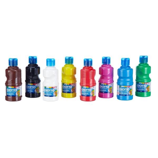 Schoolpack tempera pronta acrilica Giotto - colori assortiti …
