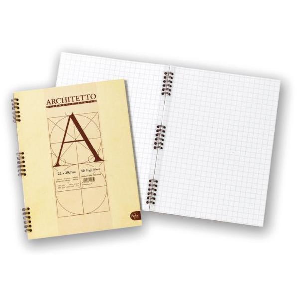 Blocco Architetto - spiralato - 220 x 297mm …