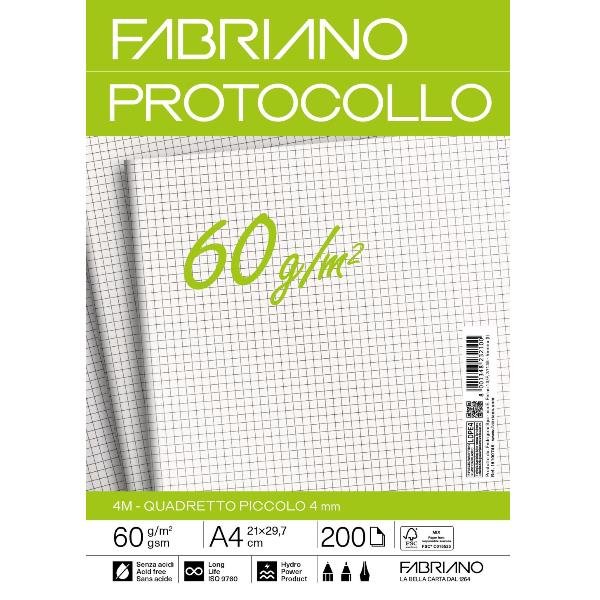Foglio protocollo - A4 - 4 mm - …