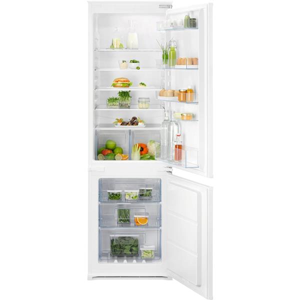 Electrolux Frigorifero Combinato Twintech Total No Frost Classe E ENT6NE18S1, 257 L, No Frost (frigorifero), SN-T, 4,5 kg/24h, E, Bianco