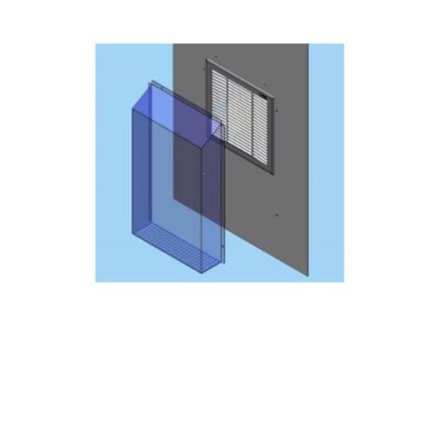 ITRack 309204, Griglia per ventola, Grigio