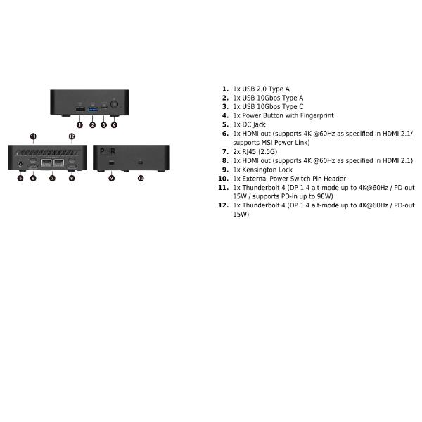 MSI Cubi NUC AI+ 3MG-002EU, Intel Core Ultra …