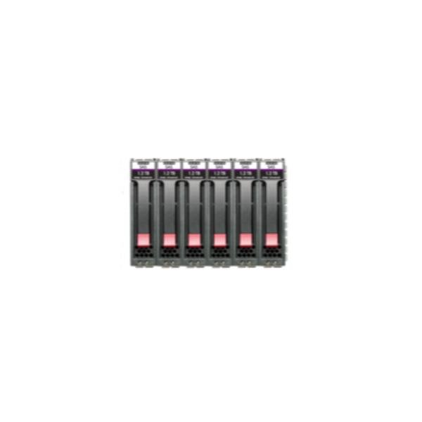 HPE Midline - HDD - 12 TB - hot swap - 3.5" LFF - SAS 12Gb/s - 7200 rpm - incorporato (pacchetto di 6)