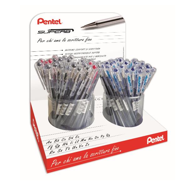 Set 96 penne a sfera Superb Pentel assortite …
