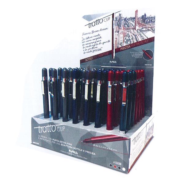 Penna a sfera retrattile extra sottile Tratto F804200, …