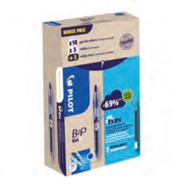 Penna gel a scatto Pilot B2P Begreen 0,7 …