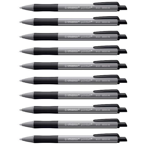 STABILO pointball colorful penna a sfera nera