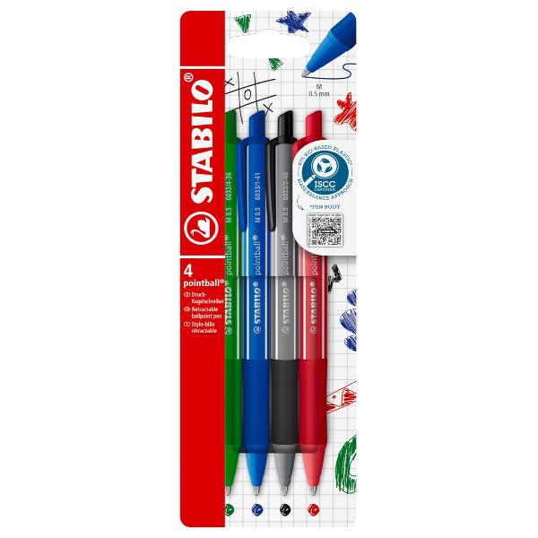 Penna a sfera STABILO pointball colorful 0,5 mm