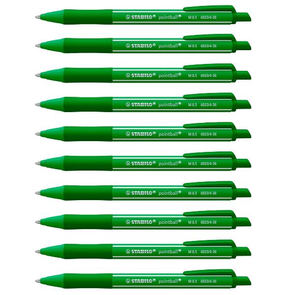 Penna a sfera STABILO pointball colorful verde menta …