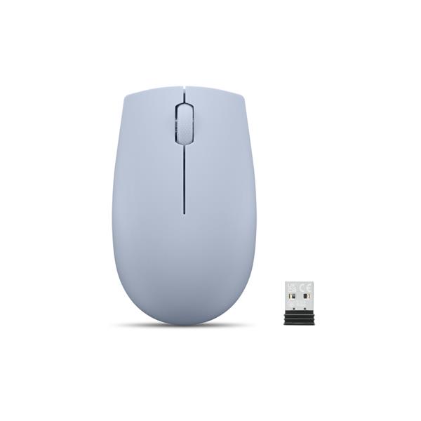 Lenovo Mouse wireless 300 compatto (Blu Ghiaccio), Ambidestro, …