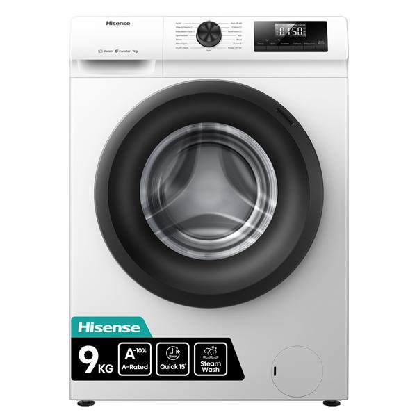 Hisense WF1Q9041BW, Caricamento frontale, 9 kg, B, 75 …