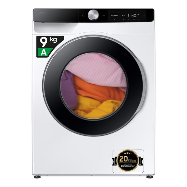 Samsung WW90DG6G94LKU3, Caricamento frontale, 9 kg, B, 72 …
