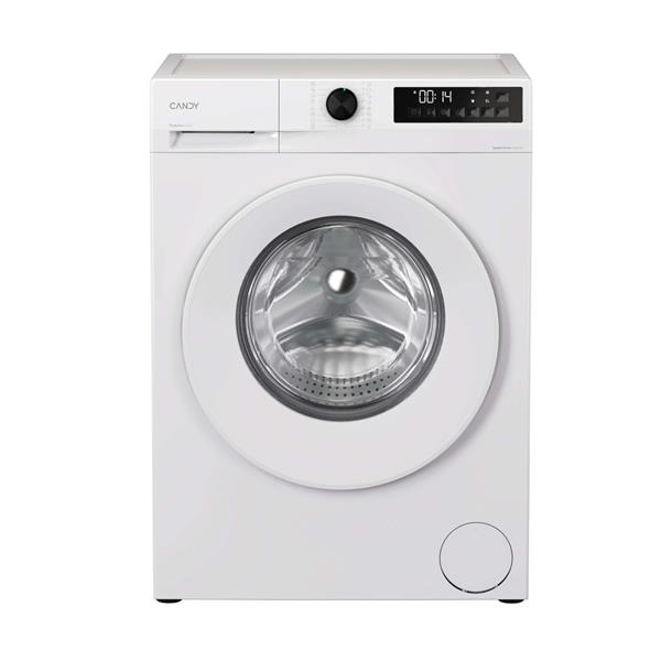 Candy ProWash 300, Lavatrice Carica Frontale 10 KG, 20% più efficente della classe A, 1400 giri, Bianco, Inverter, Fresh Vapor, 8 Cicli Rapidi, GD 4108-S, Caricamento frontale, 10 kg, B, 69 dB, 1400 Giri/min, A