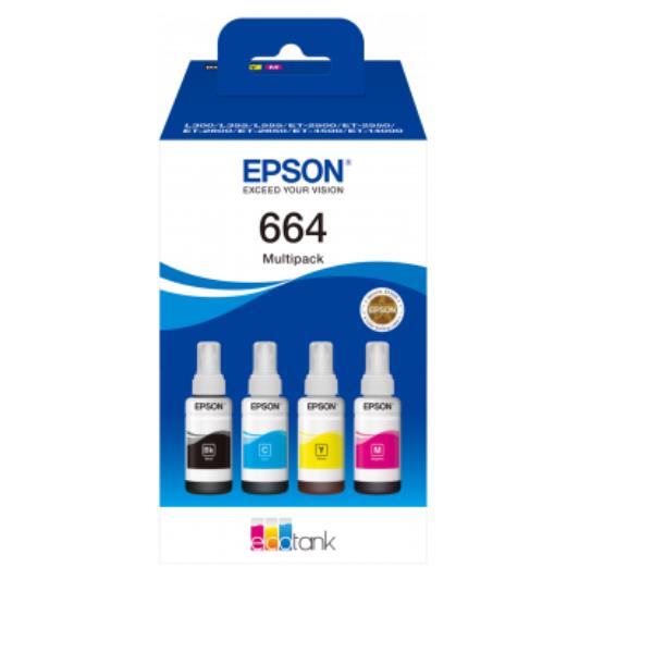 Epson - Ecotank Multipack 664 - BK/C/M/Y - …