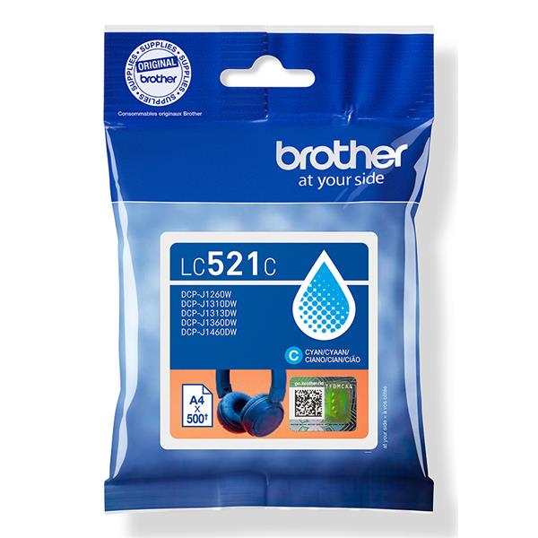 Brother - Cartuccia - Ciano - LC521C - …