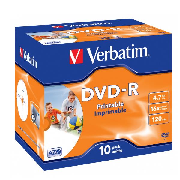 Verbatim - 10 x DVD-R - 4.7 GB …