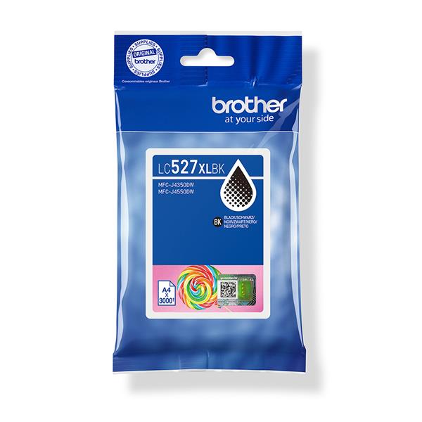 Brother LC527XLBK, Resa elevata (XL), Nero, Inchiostro a …
