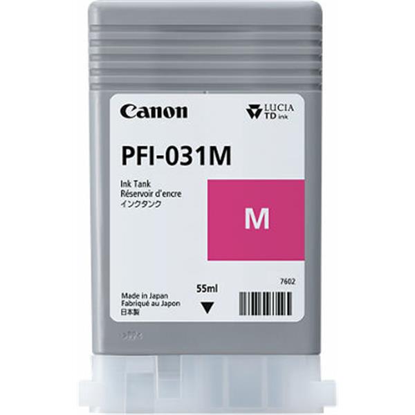Canon PFI-031M, Magenta, 55 ml, 1 pz, Confezione …
