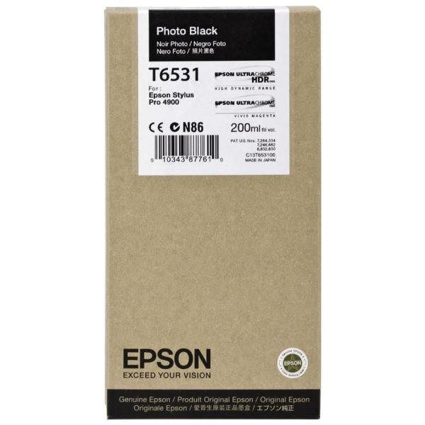 Epson - Tanica - Nero Photo - T6531 - C13T653100 - 200ml